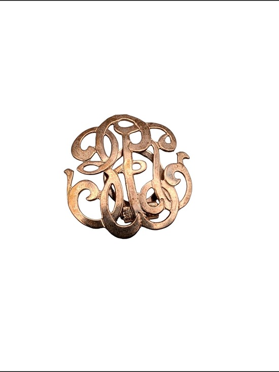 Accessories - Vintage Scarf Clip In A Rose Gold Tone